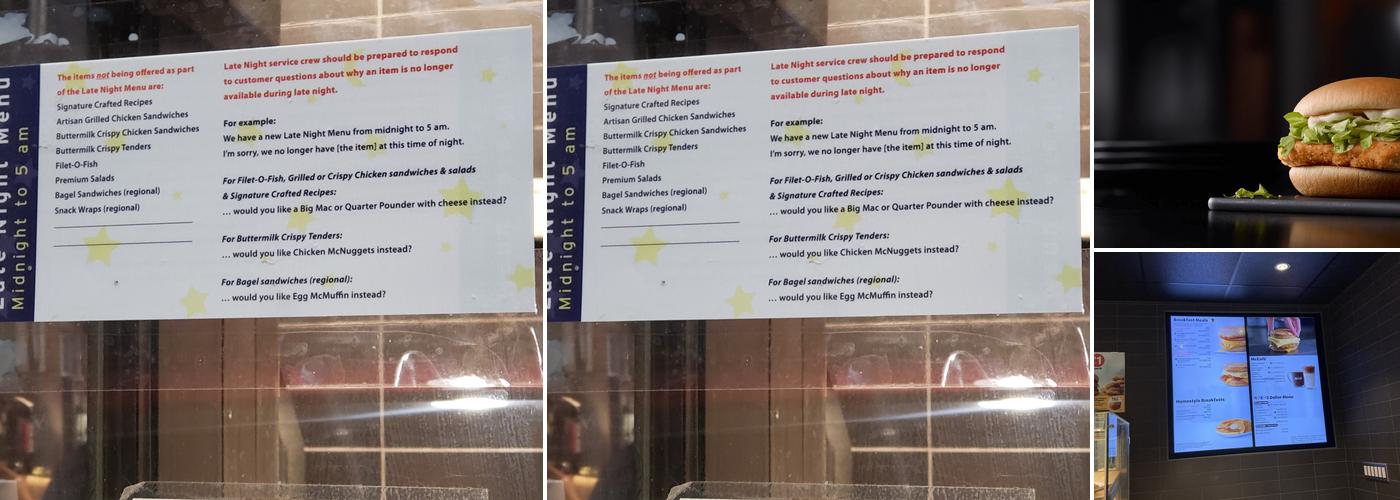 McDonald's Menu