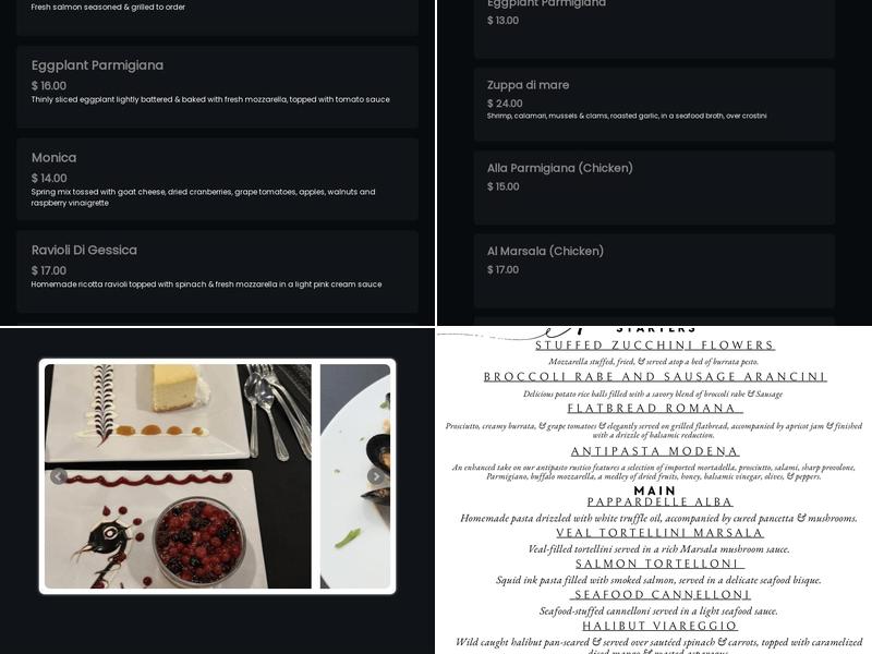 Tony’s Open Kitchen by Scotto Menu