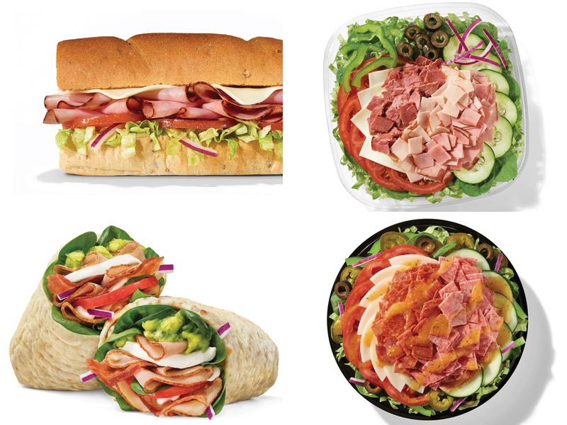 Subway Menu