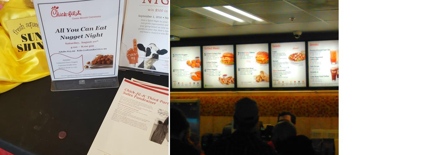 Chick-fil-A Menu