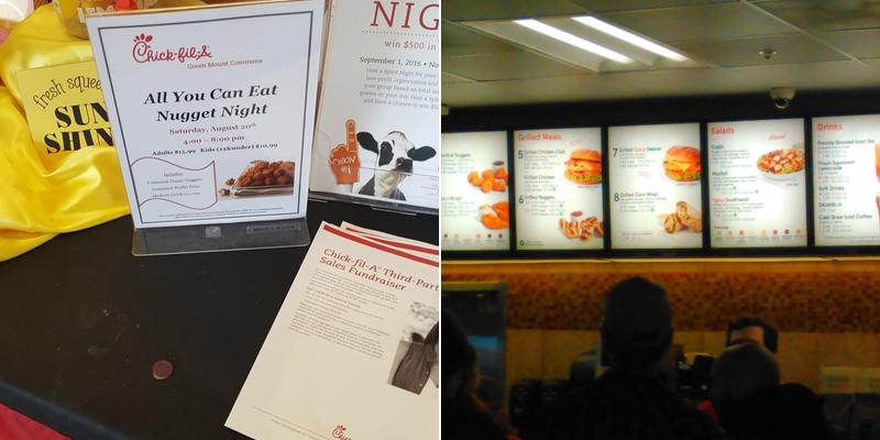 Chick-fil-A Menu