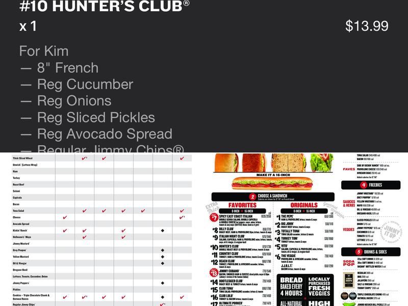 Jimmy John's Menu
