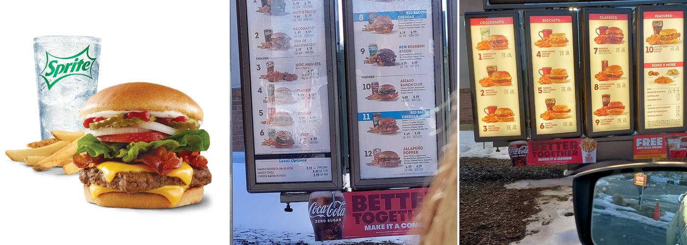 Wendy's Menu