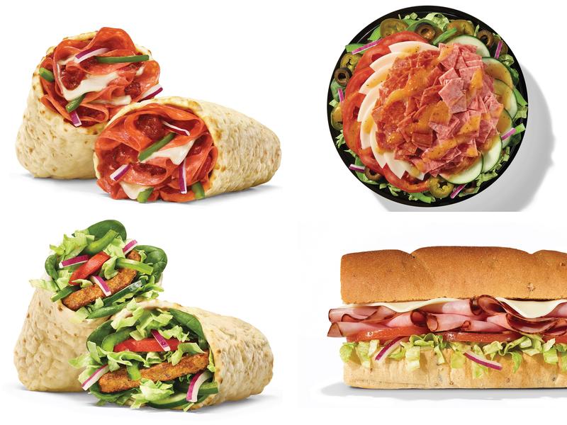 Subway Menu