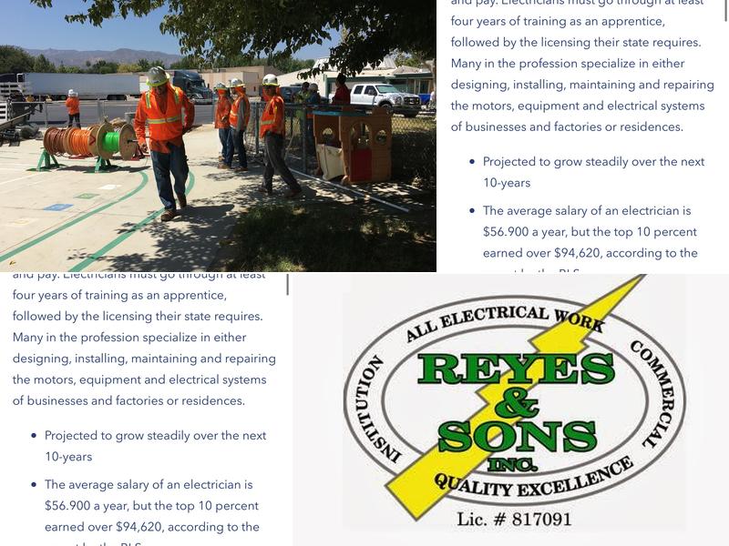 Reyes & Sons Electric, Inc.