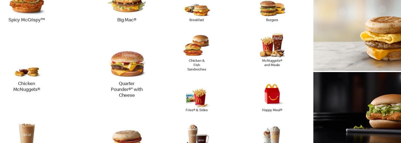 McDonald's Menu