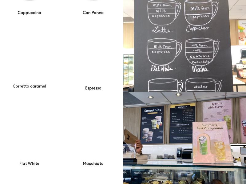 Second Cup Café Menu