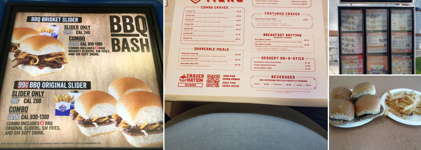 White Castle Menu