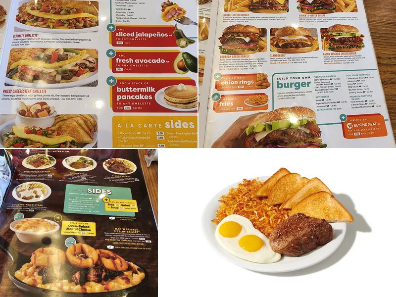 Denny's Restaurant Menu