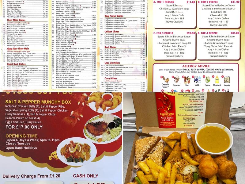 Jasmine Gardens Menu