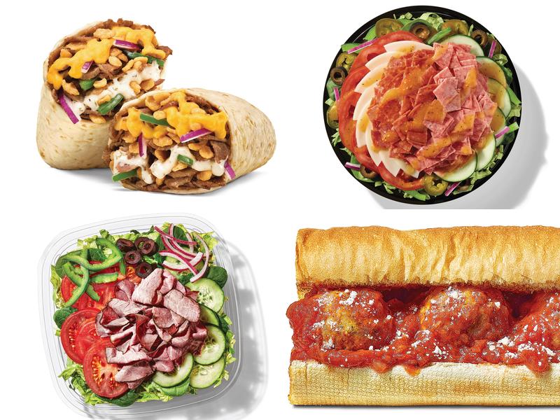 Subway Menu