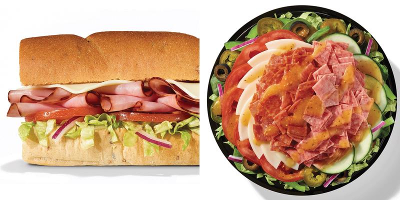 Subway Menu