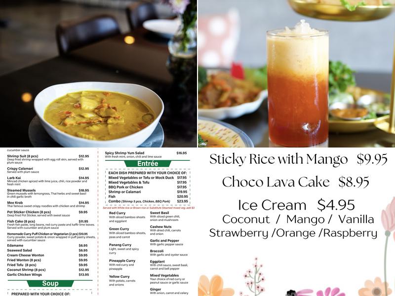 Spices Thai Kitchen Menu