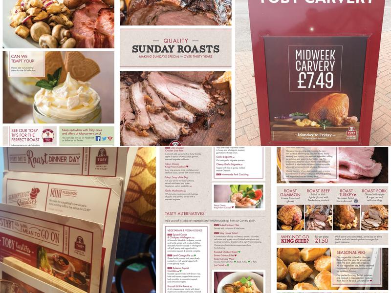 Toby Carvery Wolviston Menu