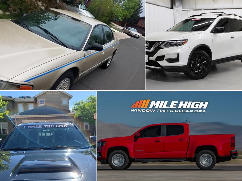 Mile High Window Tint and Clear Bra