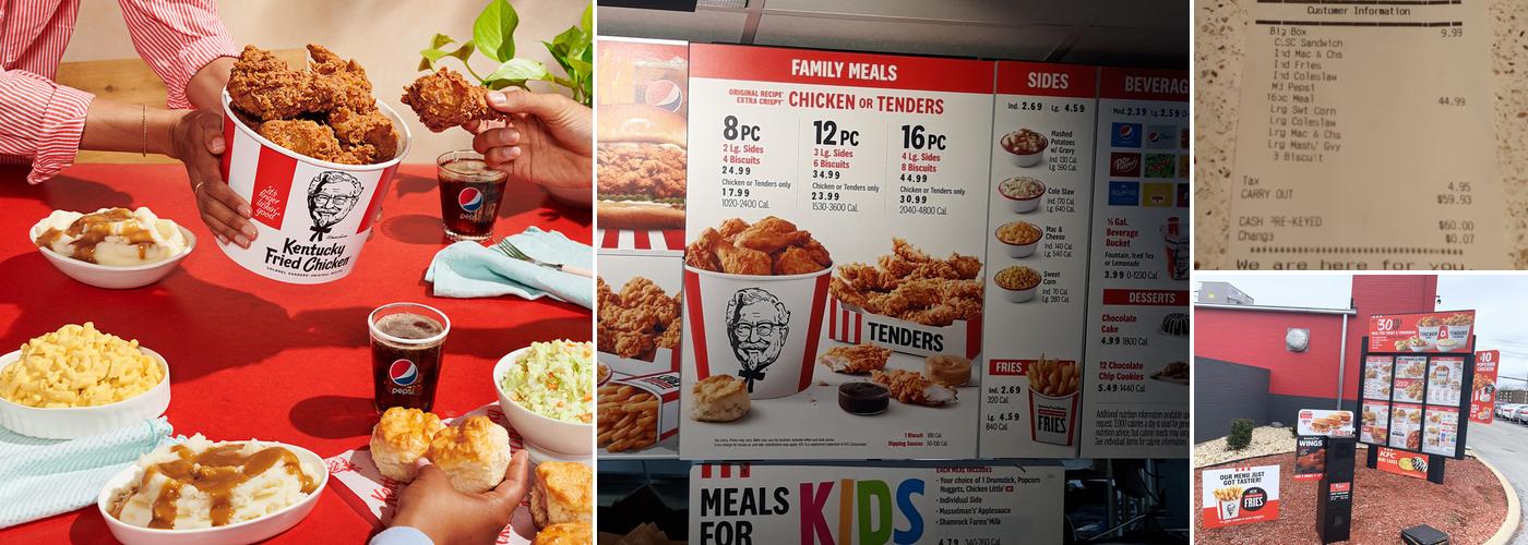 KFC Menu