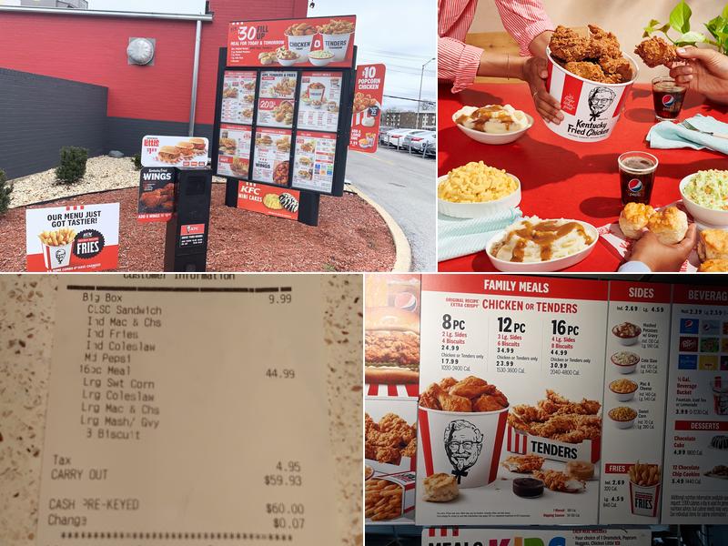 KFC Menu