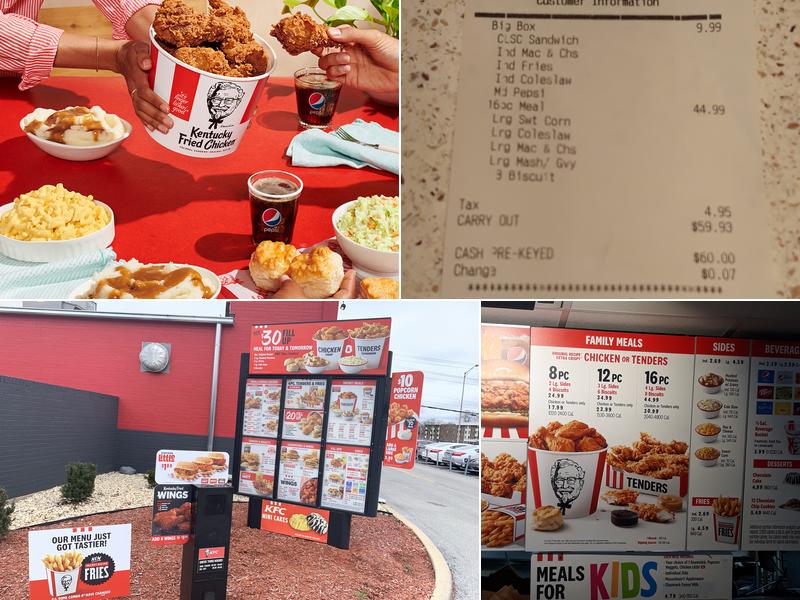 KFC Menu