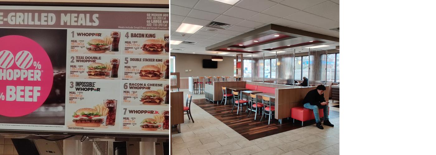 Burger King Menu