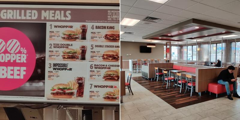 Burger King Menu