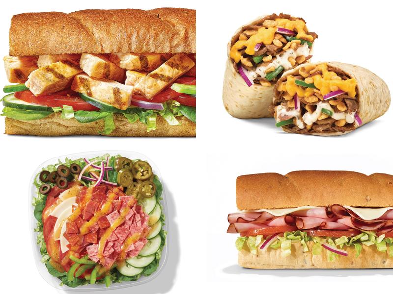 Subway Menu