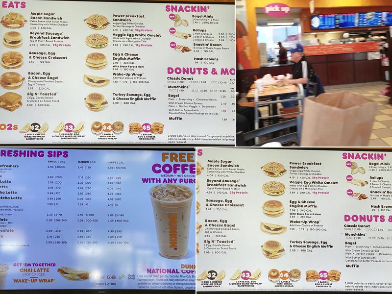 Dunkin' Menu