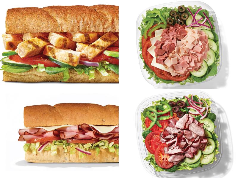 Subway Menu