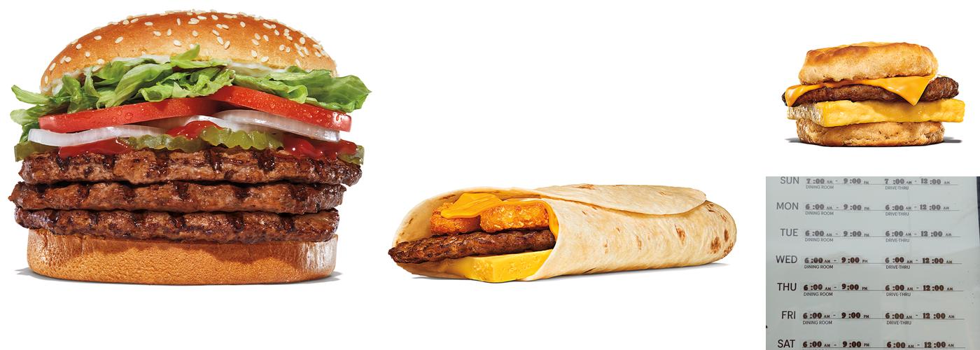 Burger King Menu