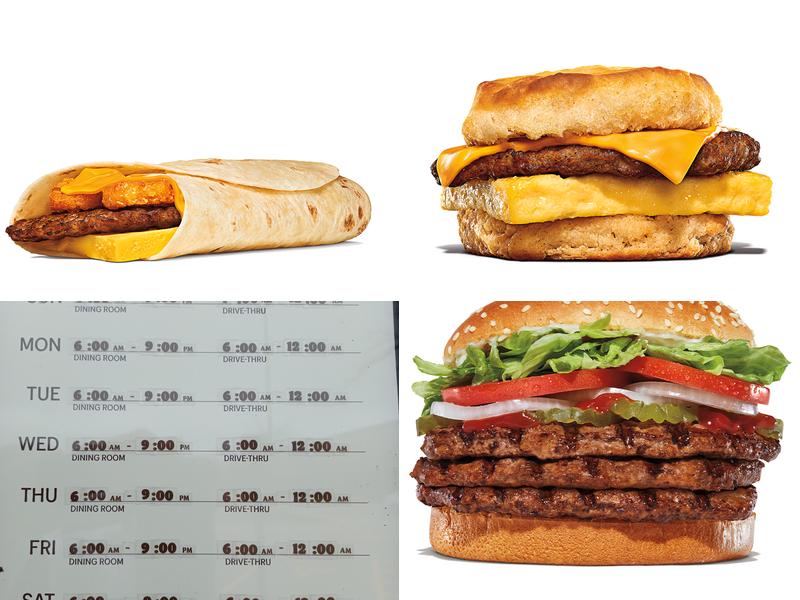 Burger King Menu