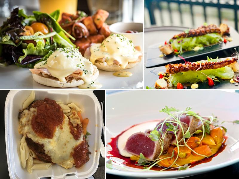 Riverfront cafe Newark