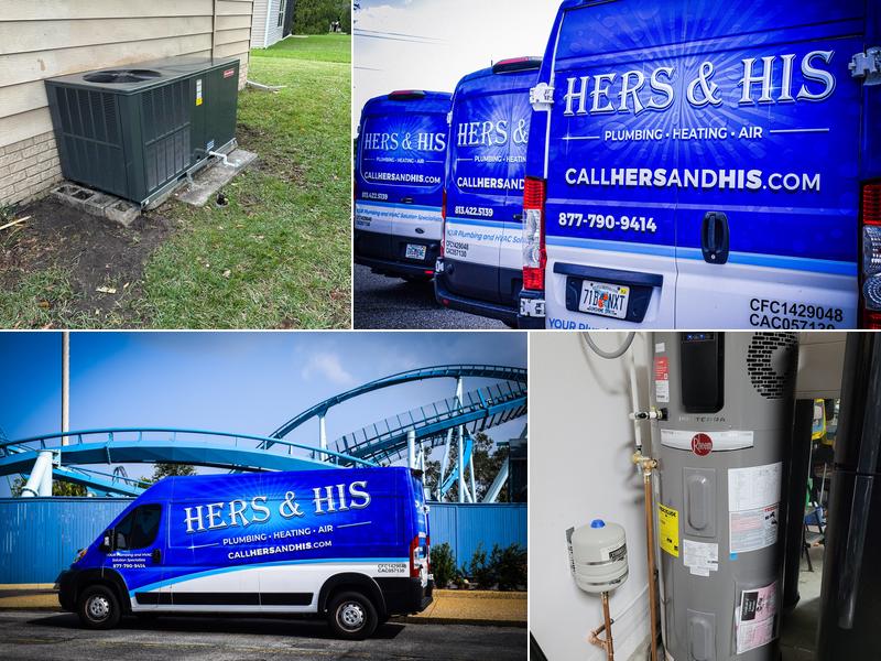 Hers and His Plumbing Heating and Air