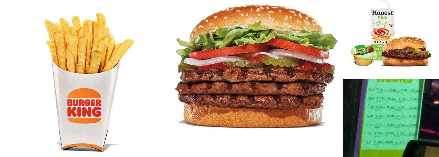 Burger King Menu