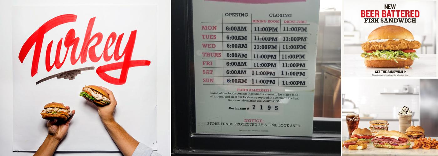 Arby's Menu