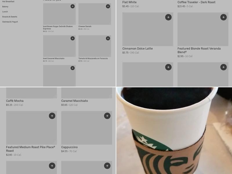 Starbucks Menu