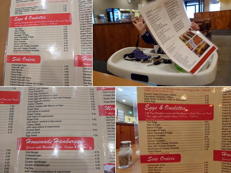 Cheers Restaurant Menu