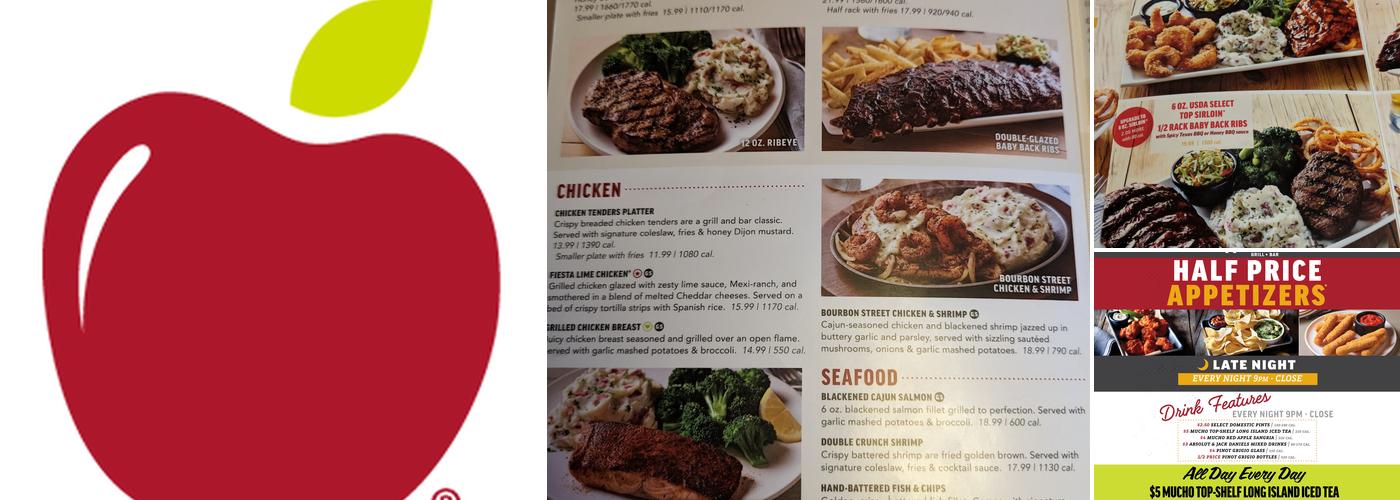 Applebee's Grill + Bar Menu
