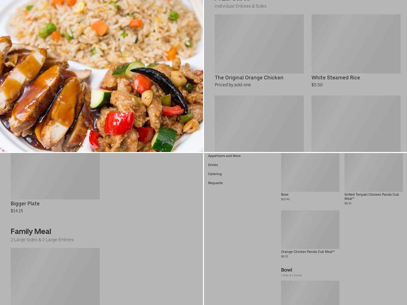 Panda Express Menu