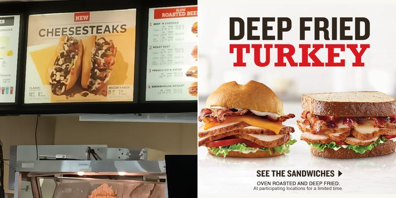 Arby's Menu