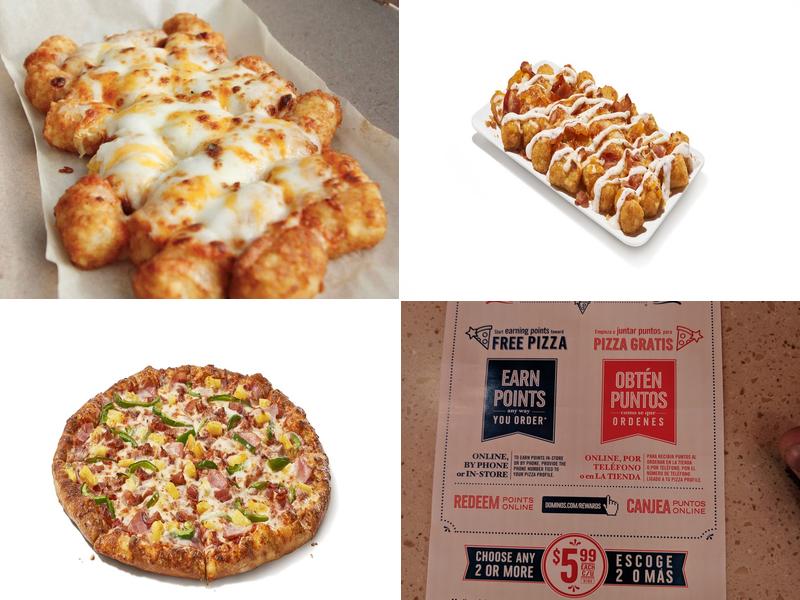 Domino's Pizza Menu