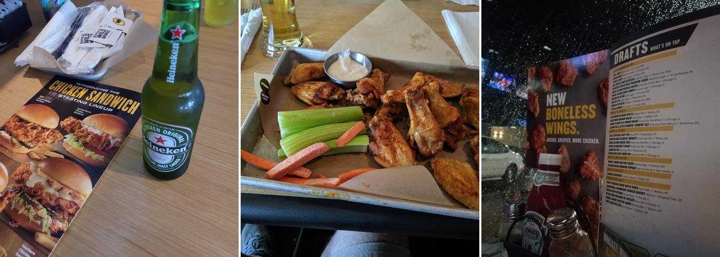 Buffalo Wild Wings Menu