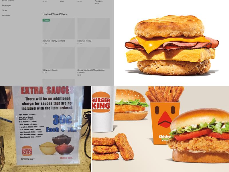 Burger King Menu