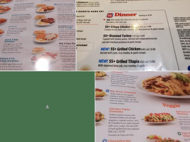 IHOP Menu