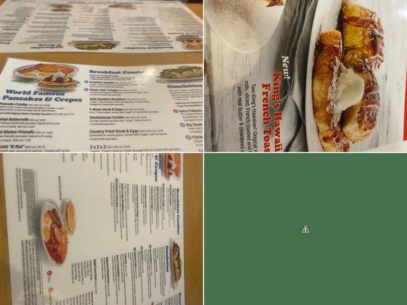 IHOP Menu