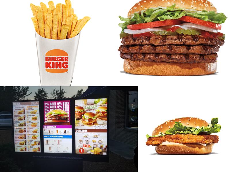 Burger King Menu