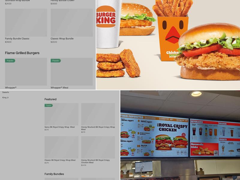 Burger King Menu