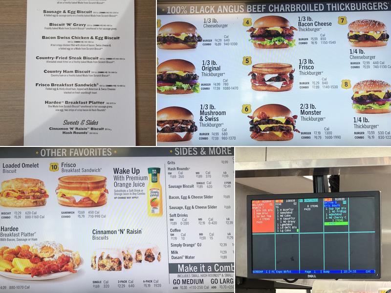 Hardee’s Menu