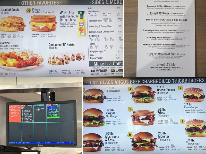 Hardee’s Menu