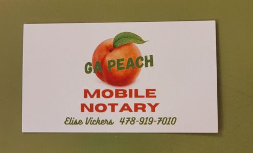 GA Peach Mobile Notary