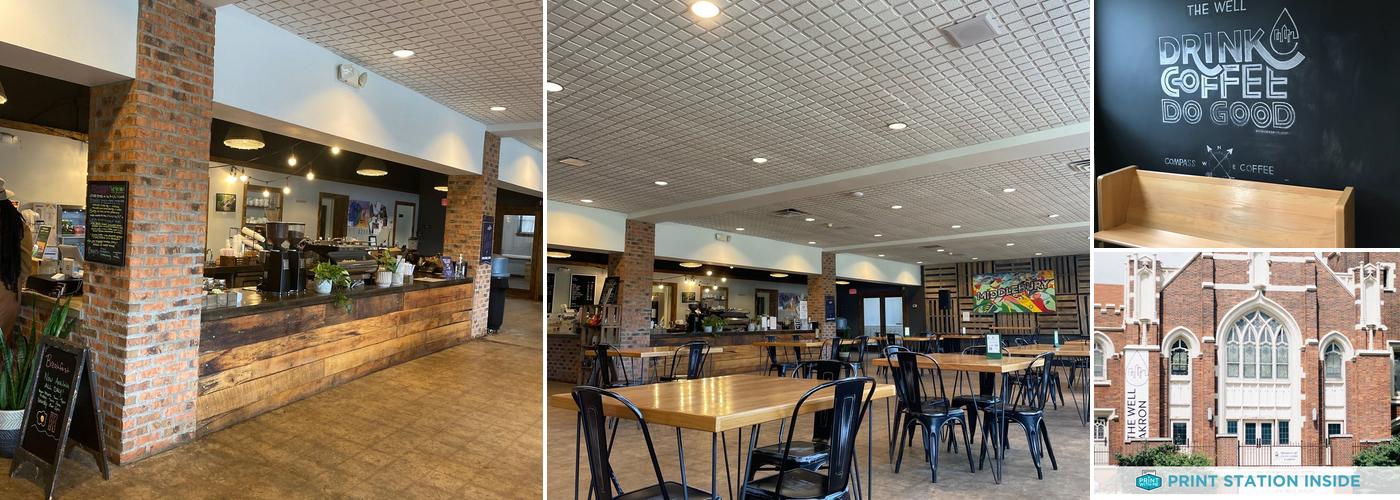 PrintWithMe Print Kiosk at Compass Coffee