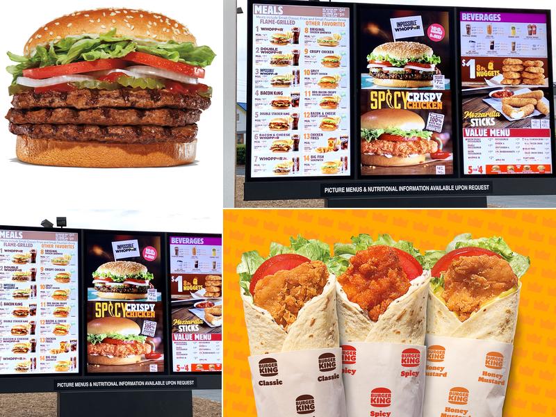 Burger King Menu